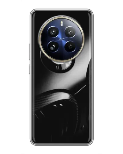 Чехол для Realme 12 Pro Plus с картинкой «Эмблема BMW — макро»