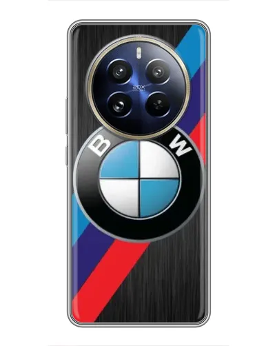 Чехол для Realme 12 Pro Plus с картинкой «BMW M-stripes стиль»