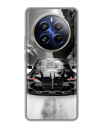 Чехол для Realme 12 Pro Plus с картинкой «BMW — акварельный дрифт» Чехол для Realme 12 Pro Plus с картинкой «BMW — акварельный дрифт»