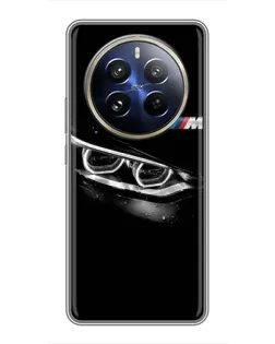 Чехол для Realme 12 Pro Plus с картинкой «BMW — взгляд тигра»