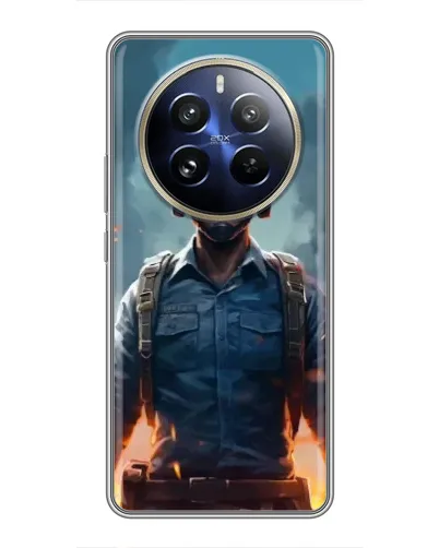 Чехол для Realme 12 Pro Plus с картинкой «PUBG — реалистичный герой» Чехол для Realme 12 Pro Plus с картинкой «PUBG — реалистичный герой»
