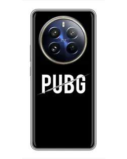 Чохол для Realme 12 Pro Plus з картинкою «PUBG — білий логотип» Чохол для Realme 12 Pro Plus з картинкою «PUBG — білий логотип»