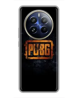 Чохол для Realme 12 Pro Plus з картинкою «PUBG — золотий логотип» Чохол для Realme 12 Pro Plus з картинкою «PUBG — золотий логотип»
