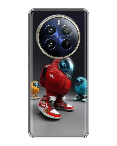 Чехол для Realme 12 Pro Plus с картинкой «Among Us — 3D стиль» Чехол для Realme 12 Pro Plus с картинкой «Among Us — 3D стиль»