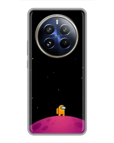 Чехол для Realme 12 Pro Plus с картинкой «Одинокий герой на планете» Чехол для Realme 12 Pro Plus с картинкой «Одинокий герой на планете»