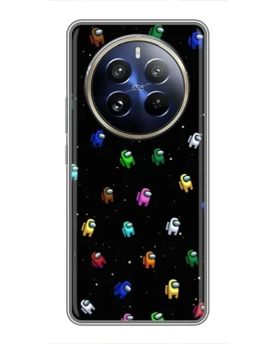 Чехол для Realme 12 Pro Plus с картинкой «Экипаж Among Us» Чехол для Realme 12 Pro Plus с картинкой «Экипаж Among Us»
