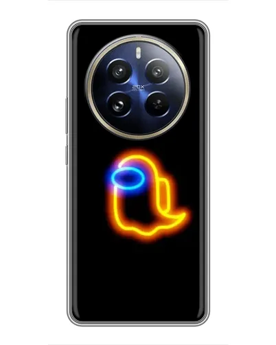 Чехол для Realme 12 Pro Plus с картинкой «Among Us неоновое сияние» Чехол для Realme 12 Pro Plus с картинкой «Among Us неоновое сияние»