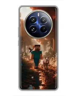 Чохол для Realme 12 Pro Plus з картинкою «Стів у лісі»