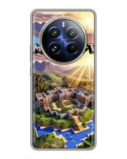 Чохол для Realme 12 Pro Plus з картинкою «Minecraft панорама»