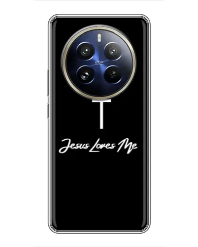 Чехол для Realme 12 Pro Plus с картинкой «Иисус любит тебя»