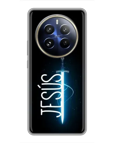 Чехол для Realme 12 Pro Plus с картинкой «Меч Духа Jesus»