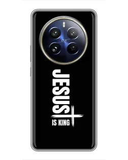 Чехол для Realme 12 Pro Plus с картинкой «Вертикаль веры Jesus»