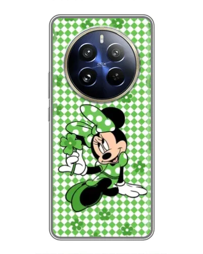 Чехол для Realme 12 Pro Plus с картинкой «Mickey в клетку» Чехол для Realme 12 Pro Plus с картинкой «Mickey в клетку»