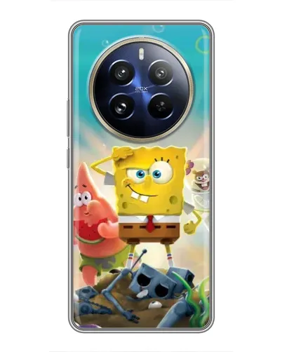 Чехол для Realme 12 Pro Plus с картинкой «Спанч Боб победитель» Чехол для Realme 12 Pro Plus с картинкой «Спанч Боб победитель»