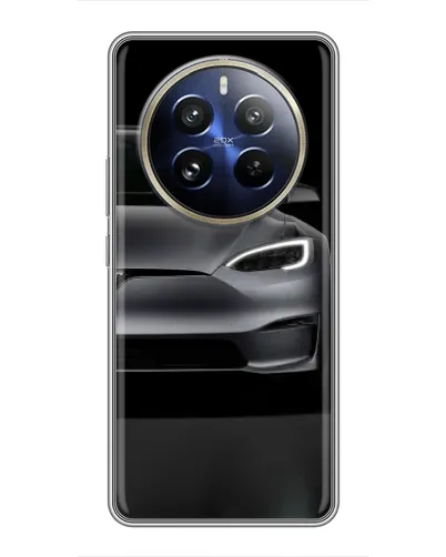 Чехол для Realme 12 Pro Plus с картинкой «Tesla Model S Look» Чехол для Realme 12 Pro Plus с картинкой «Tesla Model S Look»