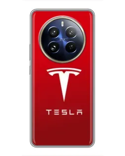 Чохол для Realme 12 Pro Plus з картинкою «Tesla Red Classic»