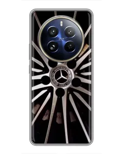 Чехол для Realme 12 Pro Plus с картинкой «Диск Mercedes»