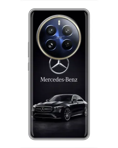 Чехол для Realme 12 Pro Plus с картинкой «Mercedes — решетка радиатора» Чехол для Realme 12 Pro Plus с картинкой «Mercedes — решетка радиатора»