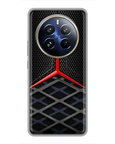 Чехол для Realme 12 Pro Plus с картинкой «Mercedes Carbon Grid» Чехол для Realme 12 Pro Plus с картинкой «Mercedes Carbon Grid»