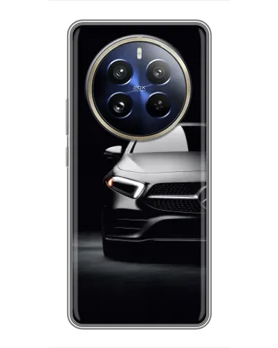 Чехол для Realme 12 Pro Plus с картинкой «Свет фар Mercedes» Чехол для Realme 12 Pro Plus с картинкой «Свет фар Mercedes»