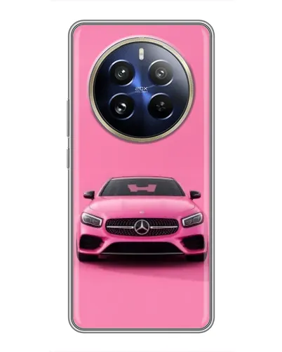 Чехол для Realme 12 Pro Plus с картинкой «Розовый Mercedes AMG» Чехол для Realme 12 Pro Plus с картинкой «Розовый Mercedes AMG»