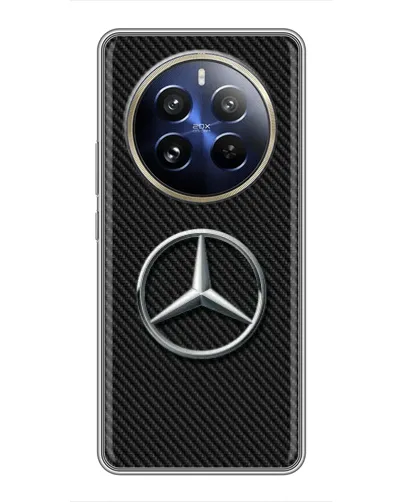 Чехол для Realme 12 Pro Plus с картинкой «Карбоновый Mercedes стиль» Чехол для Realme 12 Pro Plus с картинкой «Карбоновый Mercedes стиль»
