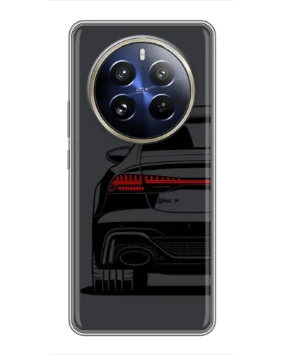 Чехол для Realme 12 Pro Plus с картинкой «Задняя часть Audi — арт»