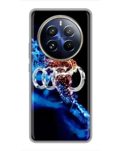 Чехол для Realme 12 Pro Plus с картинкой «Энергия лого Audi»