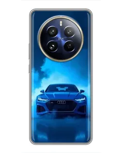 Чехол для Realme 12 Pro Plus с картинкой «Audi — голубая энергия» Чехол для Realme 12 Pro Plus с картинкой «Audi — голубая энергия»