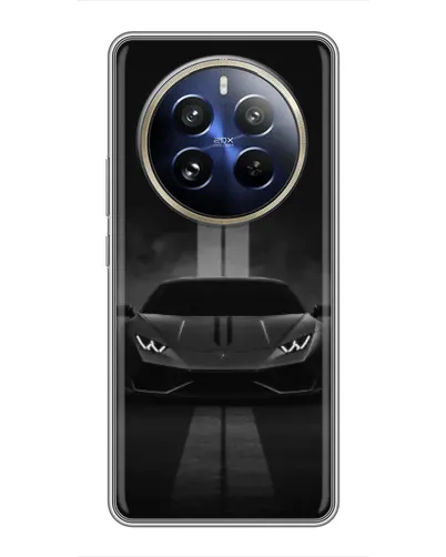 Чехол для Realme 12 Pro Plus с картинкой «Lamborghini симметрия дорог» Чехол для Realme 12 Pro Plus с картинкой «Lamborghini симметрия дорог»