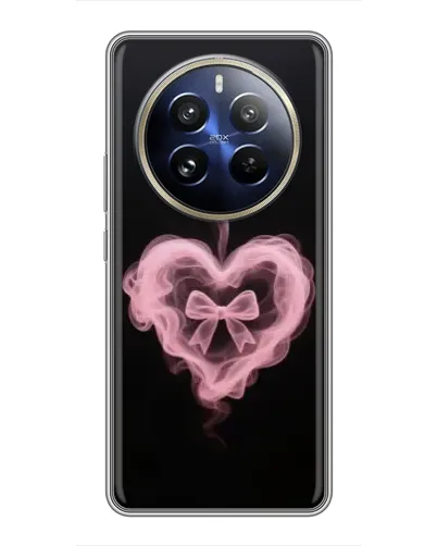 Чехол для Realme 12 Pro Plus с картинкой «Дымчатое сердце»