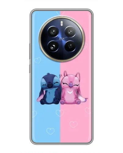 Чехол для Realme 12 Pro Plus с картинкой «Stitch и Angel Love» Чехол для Realme 12 Pro Plus с картинкой «Stitch и Angel Love»