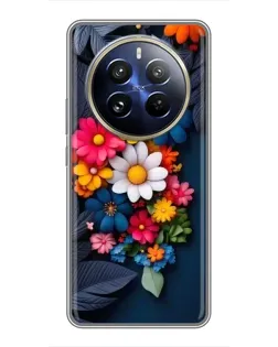 Чехол для Realme 12 Pro Plus с картинкой «Цветочная феерия» Чехол для Realme 12 Pro Plus с картинкой «Цветочная феерия»