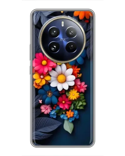 Чехол для Realme 12 Pro Plus с картинкой «Цветочная феерия» Чехол для Realme 12 Pro Plus с картинкой «Цветочная феерия»