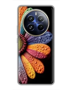Чехол для Realme 12 Pro Plus с картинкой «Радужный цветок» Чехол для Realme 12 Pro Plus с картинкой «Радужный цветок»