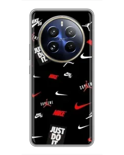 Чехол для Realme 12 Pro с картинкой «Nike Mix Pattern»