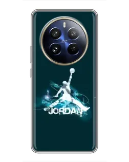 Чехол для Realme 12 Pro с картинкой «Jordan Blue Fire»