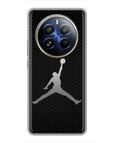 Чехол для Realme 12 Pro с картинкой «Jordan Dark Carbon»