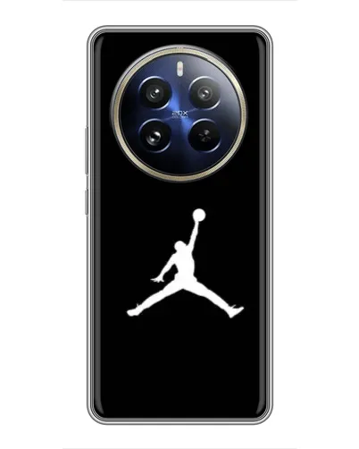 Чехол для Realme 12 Pro с картинкой «Jordan Silhouette»