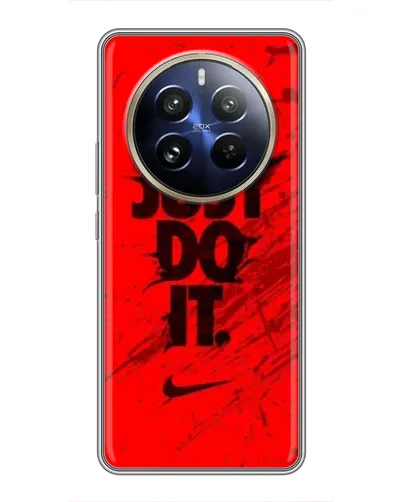Чехол для Realme 12 Pro с картинкой «Nike Just Do It»