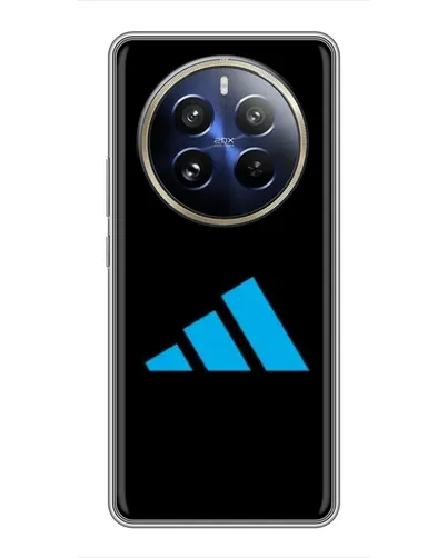 Чехол для Realme 12 Pro с картинкой «Adidas Cyan Logo» Чехол для Realme 12 Pro с картинкой «Adidas Cyan Logo»