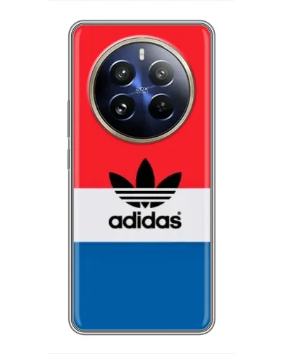 Чехол для Realme 12 Pro с картинкой «Ретро блоки Adidas» Чехол для Realme 12 Pro с картинкой «Ретро блоки Adidas»