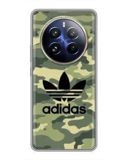 Чехол для Realme 12 Pro с картинкой «Милитари стиль Adidas»