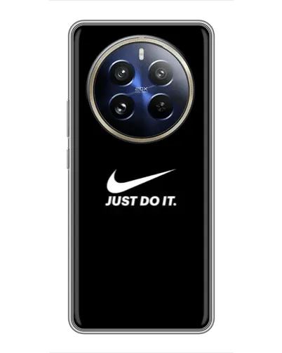Чехол для Realme 12 Pro с картинкой «Минимализм от Nike» Чехол для Realme 12 Pro с картинкой «Минимализм от Nike»