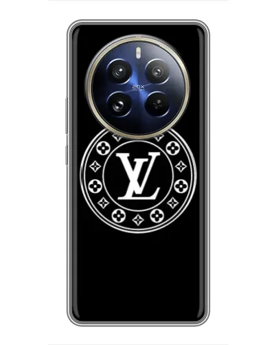 Чехол для Realme 12 Pro с картинкой «LV — печать стиля»