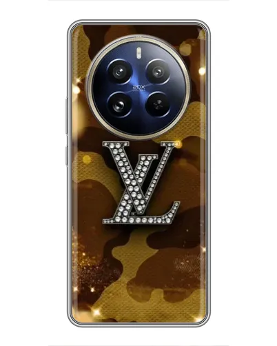 Чехол для Realme 12 Pro с картинкой «Камуфляжный Louis Vuitton»