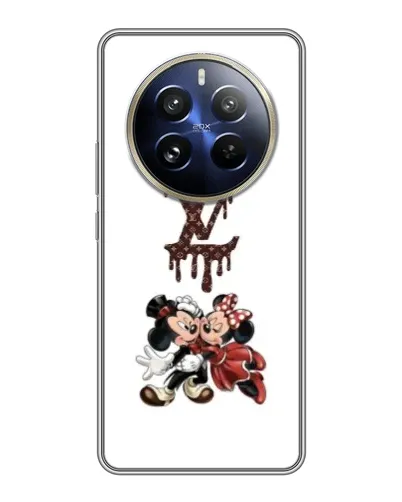 Чехол для Realme 12 Pro с картинкой «LV и Микки Маус»