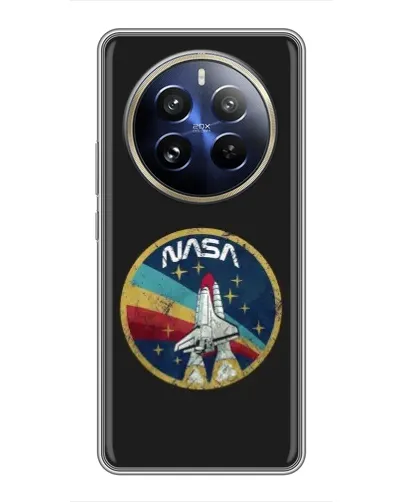 Чехол для Realme 12 Pro с картинкой «NASA — эмблема миссии»