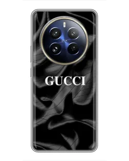 Чехол для Realme 12 Pro с картинкой «Gucci — шелковые волны»