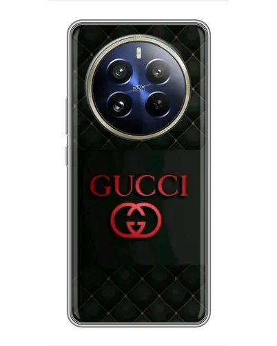 Чехол для Realme 12 Pro с картинкой «Gucci — стеганый черный» Чехол для Realme 12 Pro с картинкой «Gucci — стеганый черный»